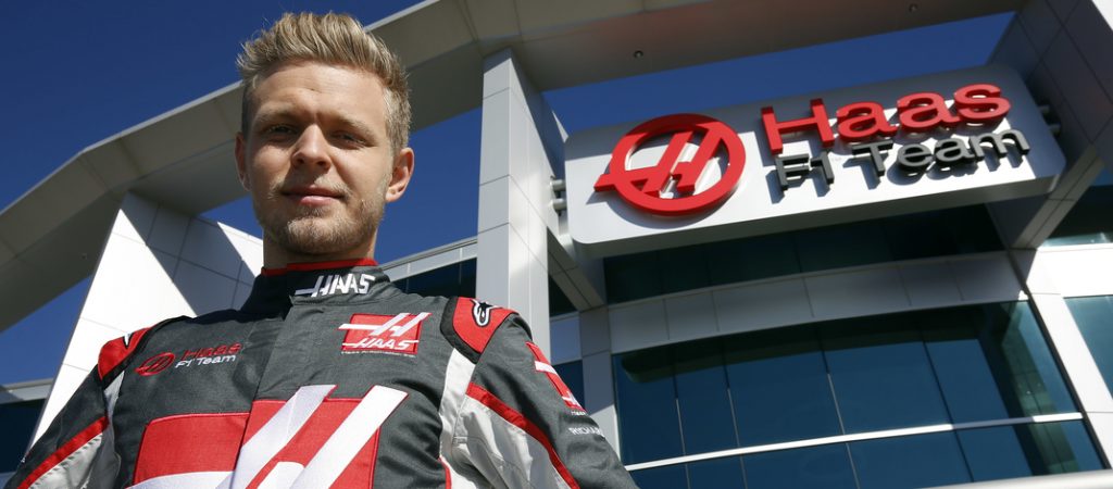 January 26, 2017: Kevin Magnussen during a shop tour/media day at Haas F1 and Stewart Hass Racing in Kannoplis, N.C. . . (HHP/Andrew Coppley)